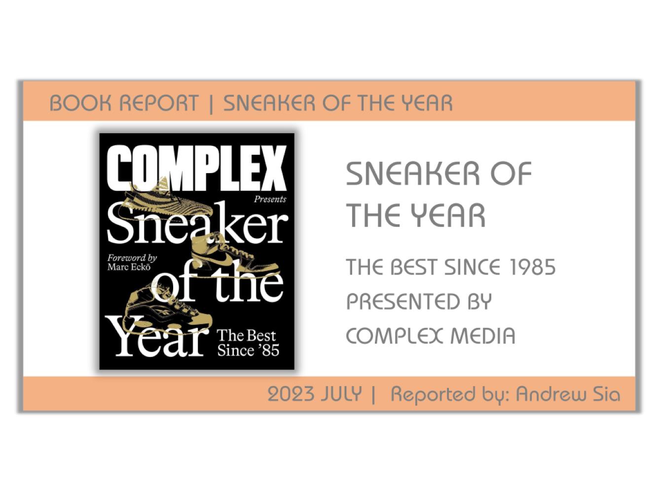 PIj 2307 23 BR Sneaker Of The Year The Best Since 1985 
